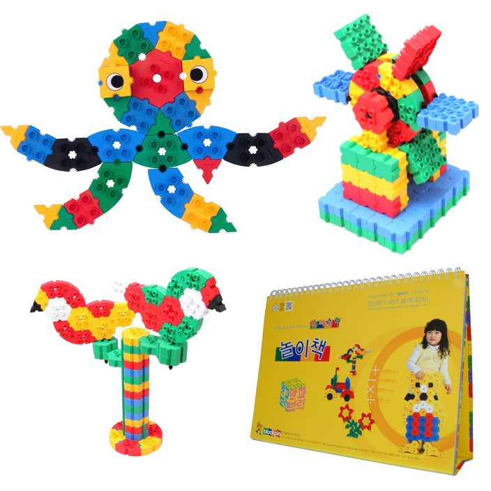 블록피아 알파브릭 주니어 347p 대형 이미지북 포함, 1개