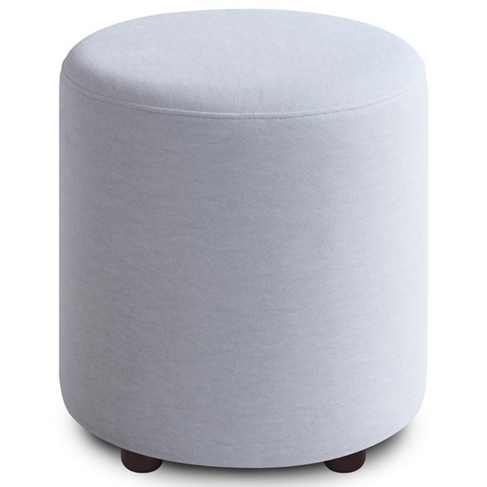 솔이솔문 패브릭 인조가죽 아쿠아패브릭 스툴 의자 원형스툴 원형 화장대의자 화장대의자스툴 병원대기실의자 보조의자, 1개, 아쿠아 패브릭 원형 연그레이