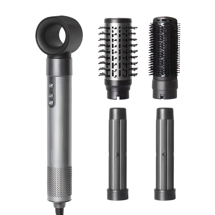 iRoom 에어웨이브 프로 4in1 멀티 스타일러 드라이기 HB800AI 1300W, HB800AI, 혼합색상