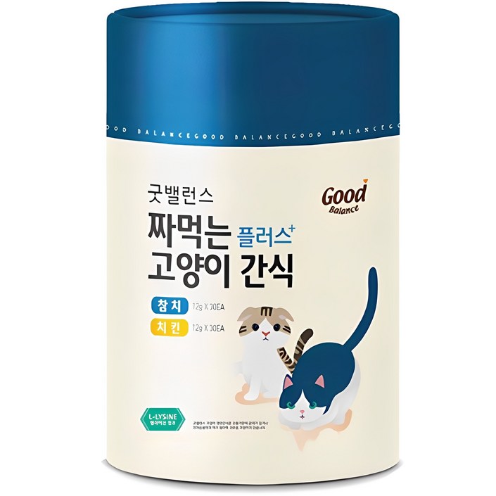 굿밸런스 짜먹는 고양이 간식 플러스