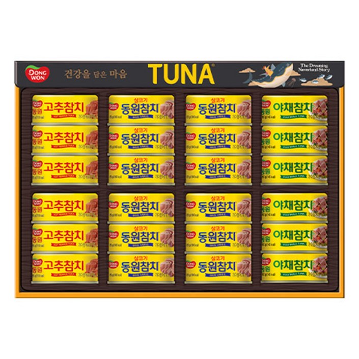 동원 참치 선물세트 O24호  부직포백, 1세트