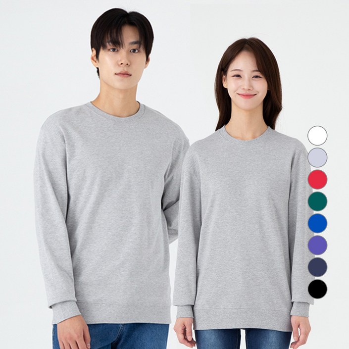 캐럿 남녀공용 특양면 맨투맨 8컬러 캐럿 남녀공용 특양면 맨투맨 8컬러