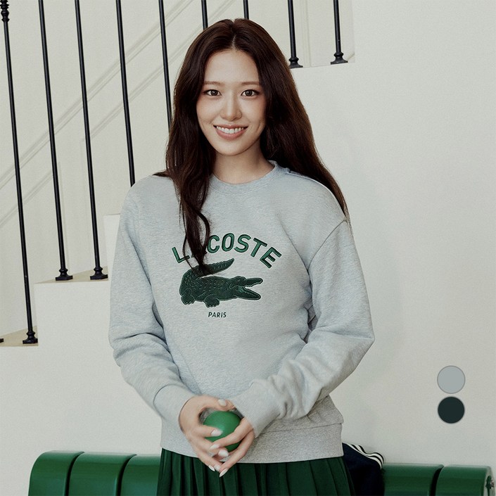 라코스테 여성용 테니스 크루넥 스웻셔츠 SF945E-55N