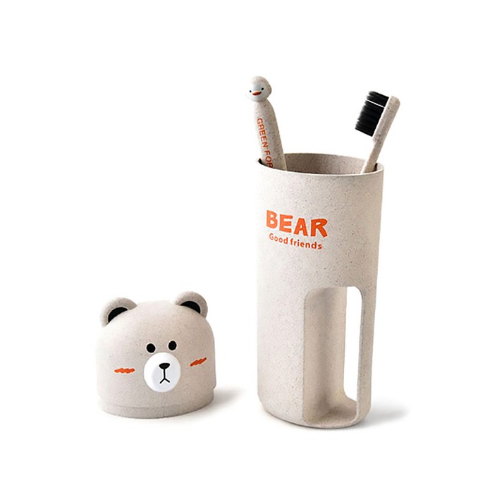 알럽홈 칫솔 베어컵 세트