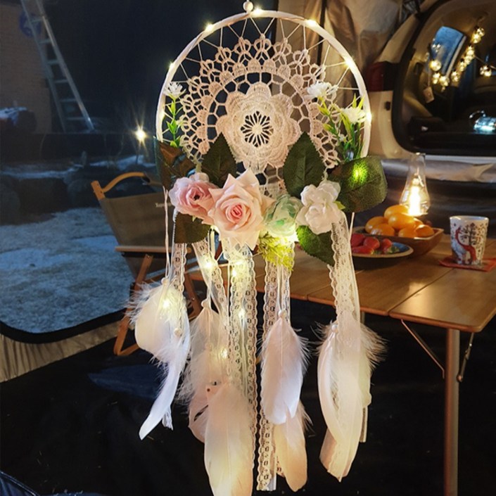 나스카피 감성 캠핑차박 LED전구 드림캐처