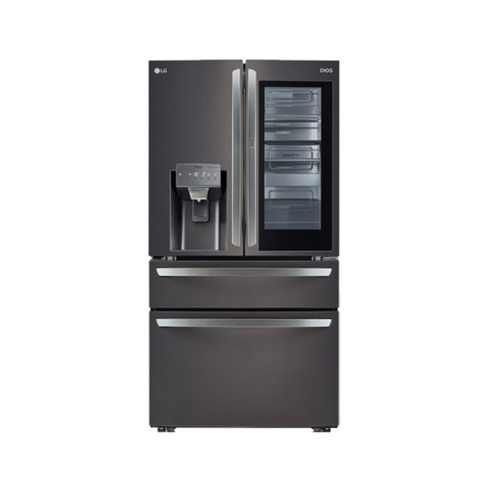 LG전자 디오스 양문형냉장고, 블랙 다이아 스테인리스, F615SB35 20221105
