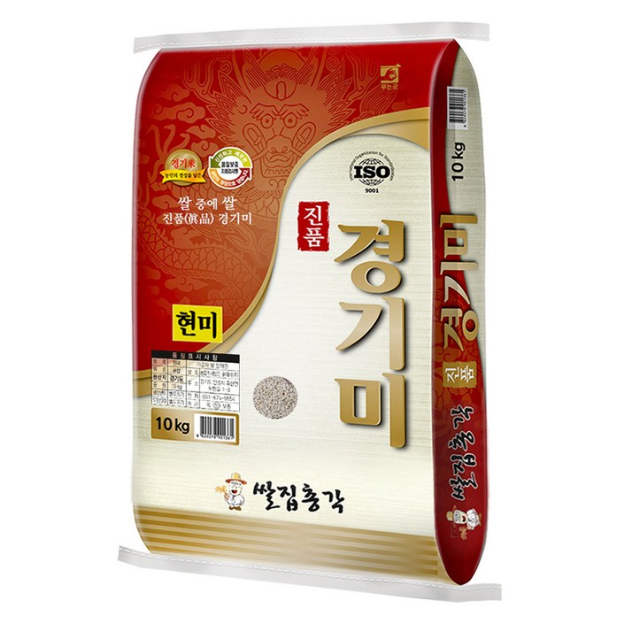 쌀집총각 경기미 현미 상등급, 10kg, 1개