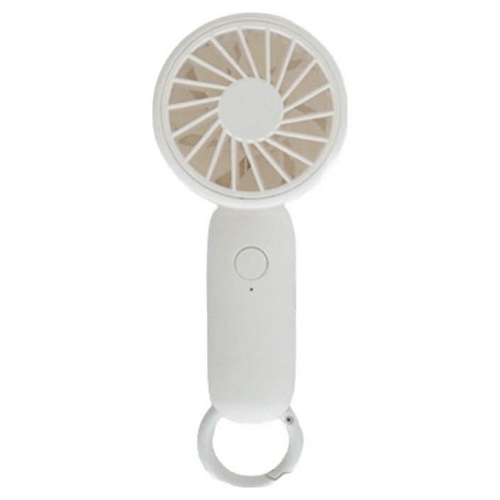 부이 컬러 미니 BLDC 키링형 저소음 경량 핸디팬 77g, B4HF10M, WHITE