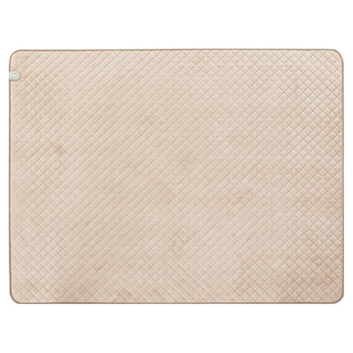 더안 캠핑용 탄소 원적외선 극세사 전기매트 베이지, 200 x 240 cm