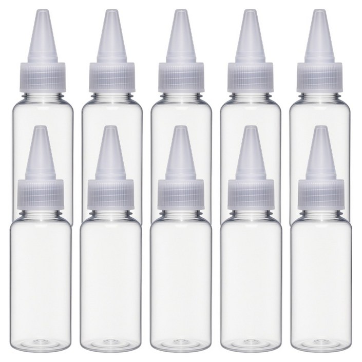 리빙메이커 소분 휴대용 뾰족캡 오일 공병 100ml