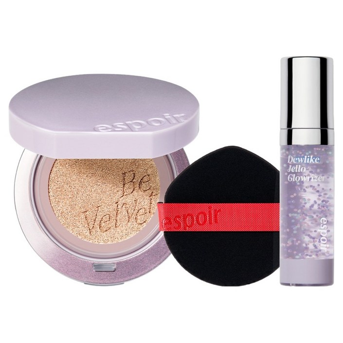 에스쁘아 갤럭시 에디션 비벨벳 커버쿠션 3종 세트, 20호 바닐라쿠션, 1세트