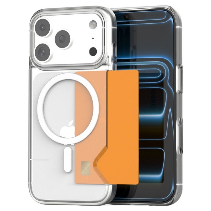 모나프리 스트롱 맥세이프 호환 클리어 카드 하드 휴대폰 케이스