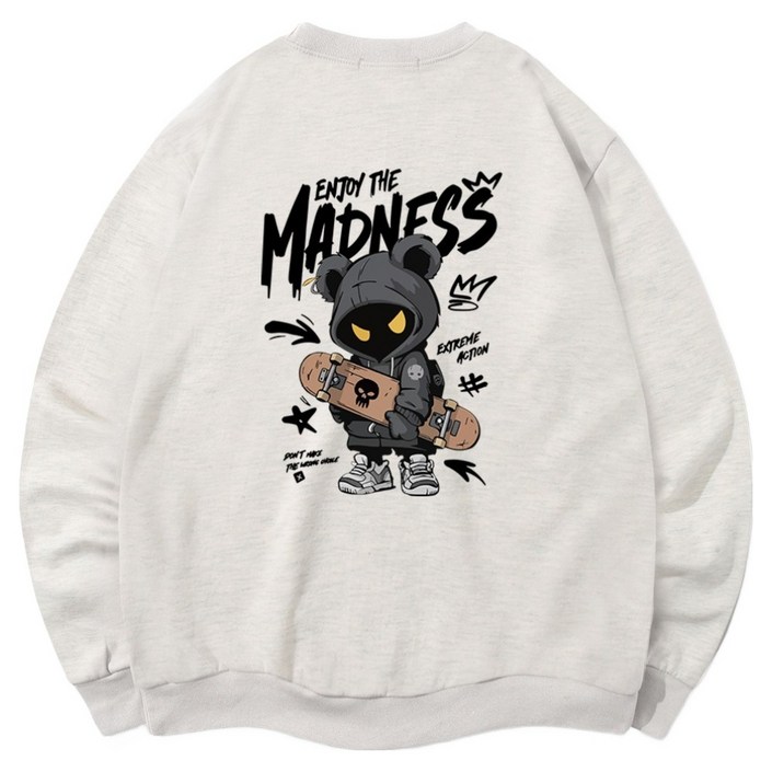 일루소 남녀공용 소프트 특양면 매드니스 맨투맨