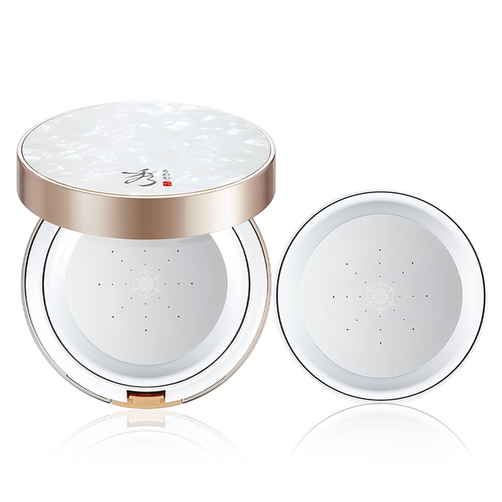 수려한 비책자단 메탈 쿠션 파운데이션 본품 15g  리필 15g 세트