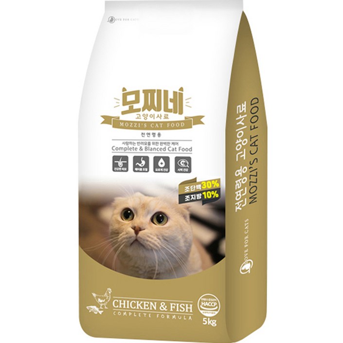 모찌네 전연령용 고양이 건식사료, 닭, 5kg, 1개 모찌네 전연령용 고양이 건식사료, 닭, 5kg, 1개
