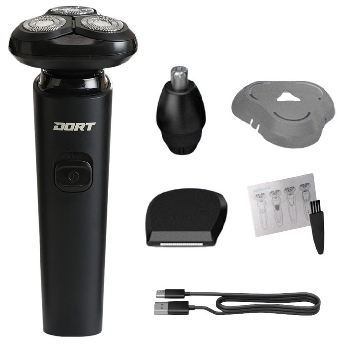 도르트 남성용 차량 충전식 쉐이버용 3헤드 전기면도기 DMS7, DMS7, 혼합색상