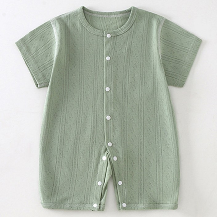 조이멀티 유아용 통기성 데일리코튼 반팔 쿨 내의 메쉬 우주복