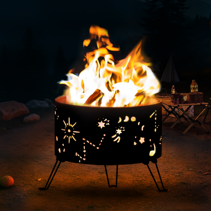 코멧 아웃도어 접이식 별빛 화로대 대형 수납가방