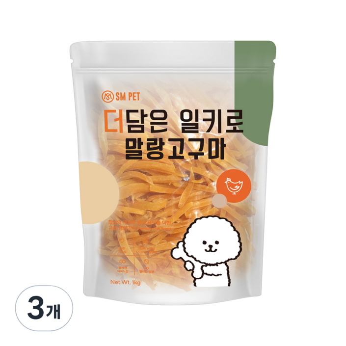 더담은 반려동물 일키로 말랑 고구마, 고구마, 3개 더담은 반려동물 일키로 말랑 고구마, 고구마, 3개