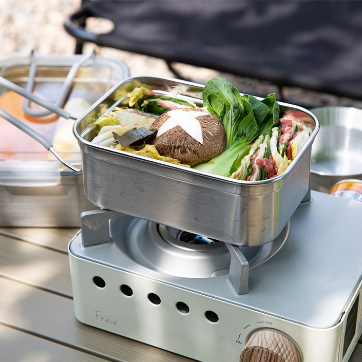 4BNK 스텐 304 캠핑 멀티 반합 1.6L