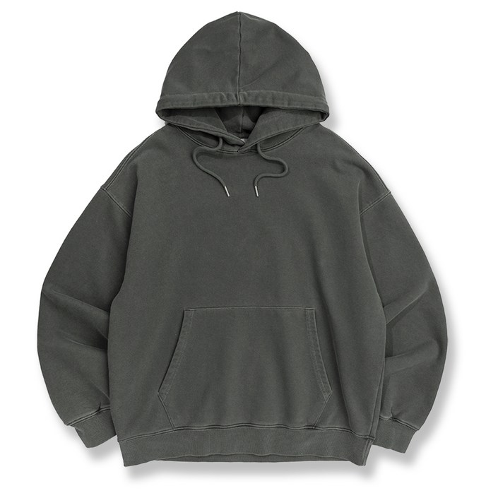 일루소 600G 피그먼트 워싱 후드티