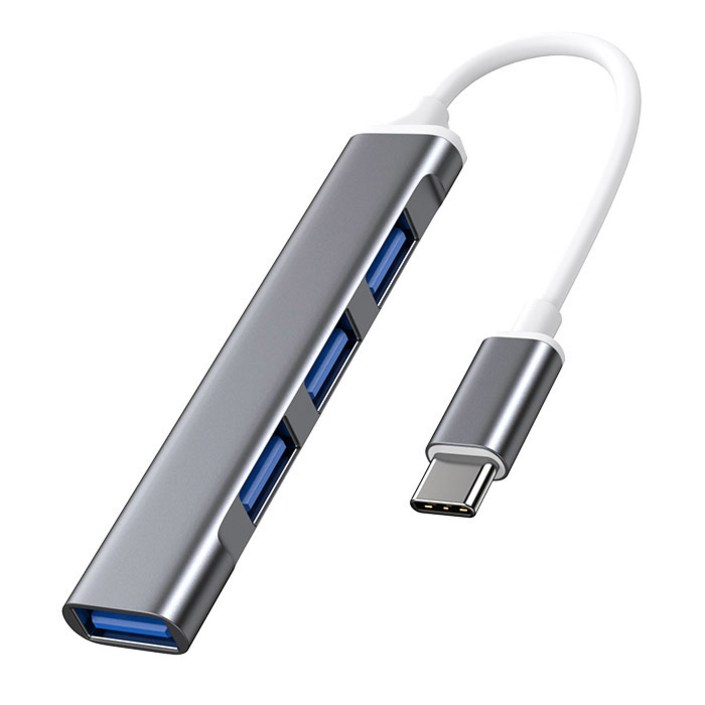 셀인스텍 TYPEC TO USB 4포트 슬림허브 CH401