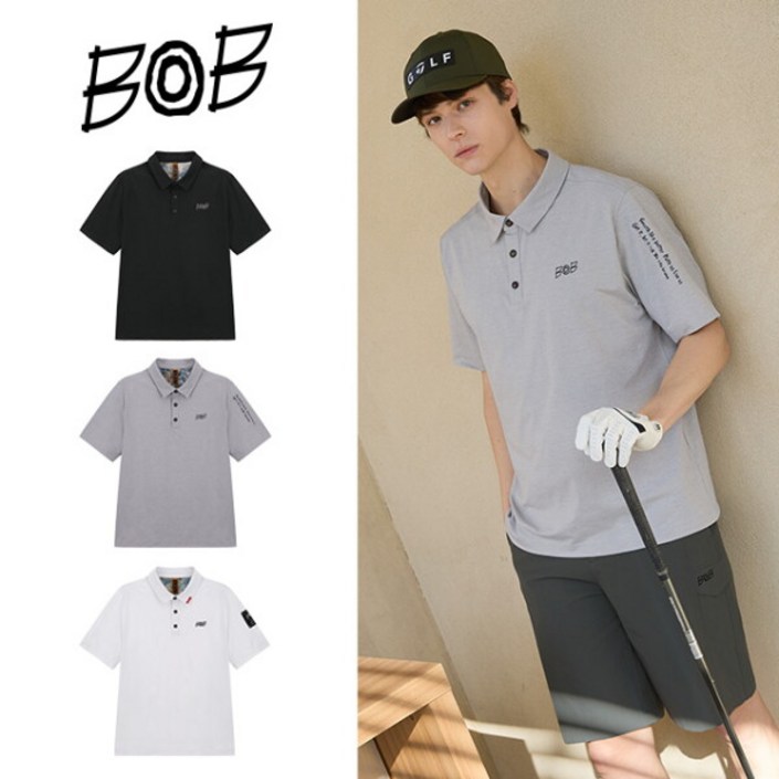 메종비오비BOB BOB 26SS 남성 반팔 카라티셔츠 3종