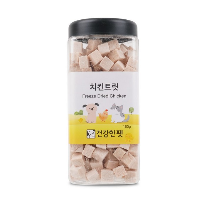 건강한펫 동결건조 치킨 160g