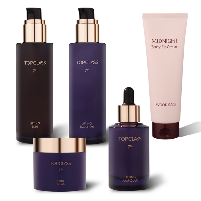참존 탑클래스 7세대 리프팅 기초 4종스킨로션크림앰플미드나이트 바디핏 크림, 1개