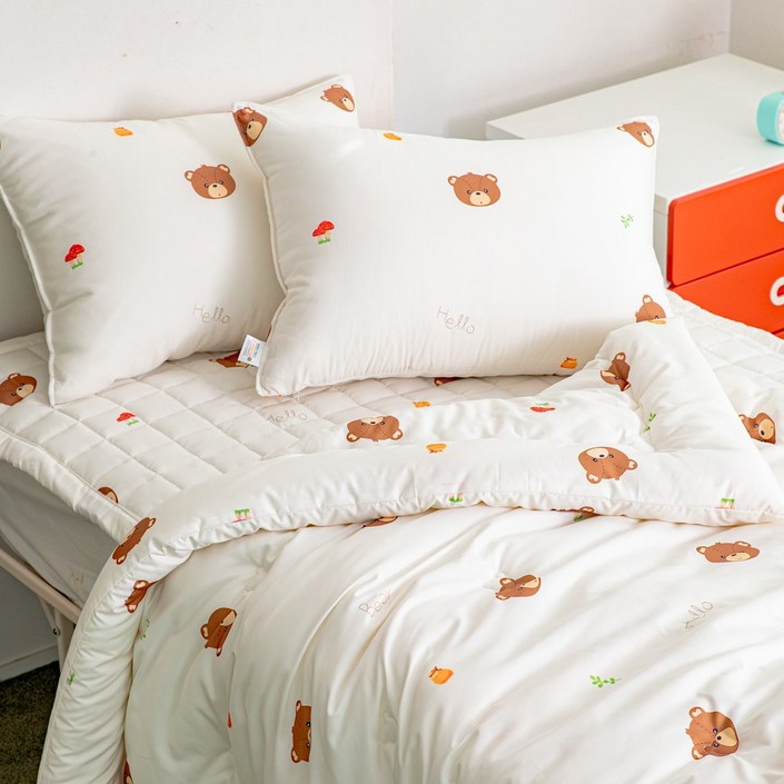 알러지케어 먼지없는 어린이 이불 세트 키즈 차렵 캐릭터 이불패드베개커버 침구 풀세트