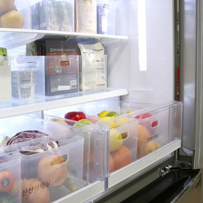 실리쿡 하프트레이 대 4개소 4개  냉장고정리  펜트리수납함