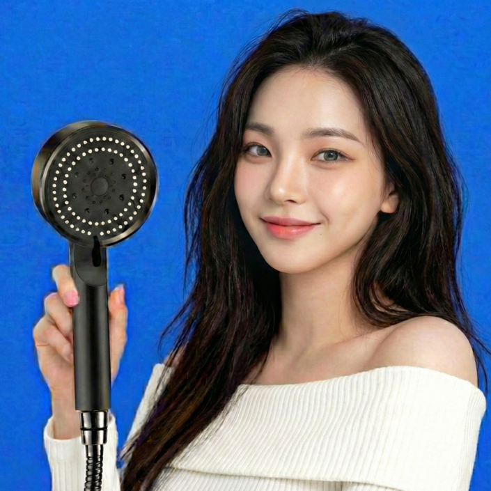 웨이백홈 5단조절 수압상승 샤워기 헤드