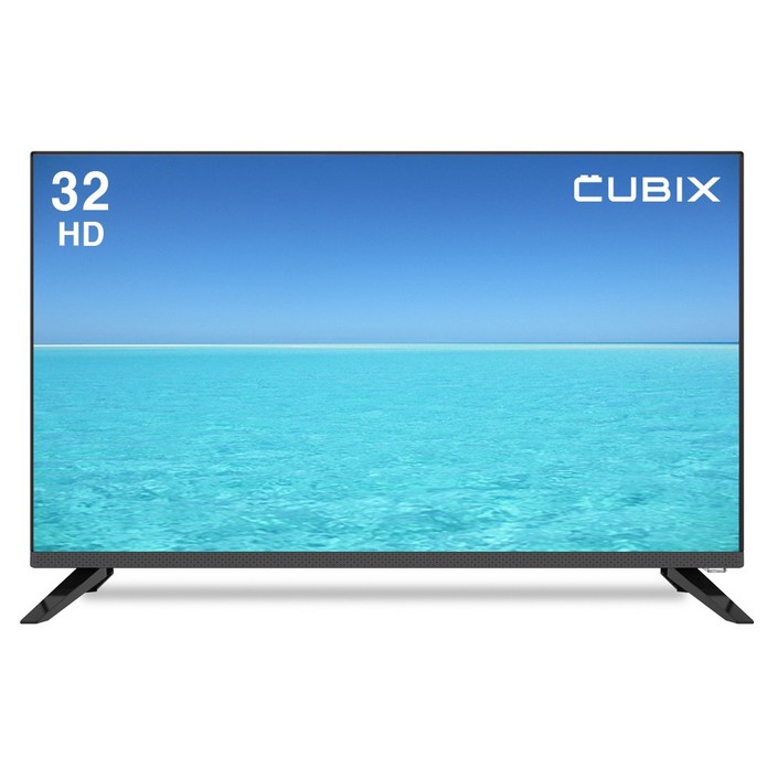큐빅스 32인치 HD TV 81cm LED TV 스탠드형 벽걸이 가능 자가 설치 방문 설치 20231211