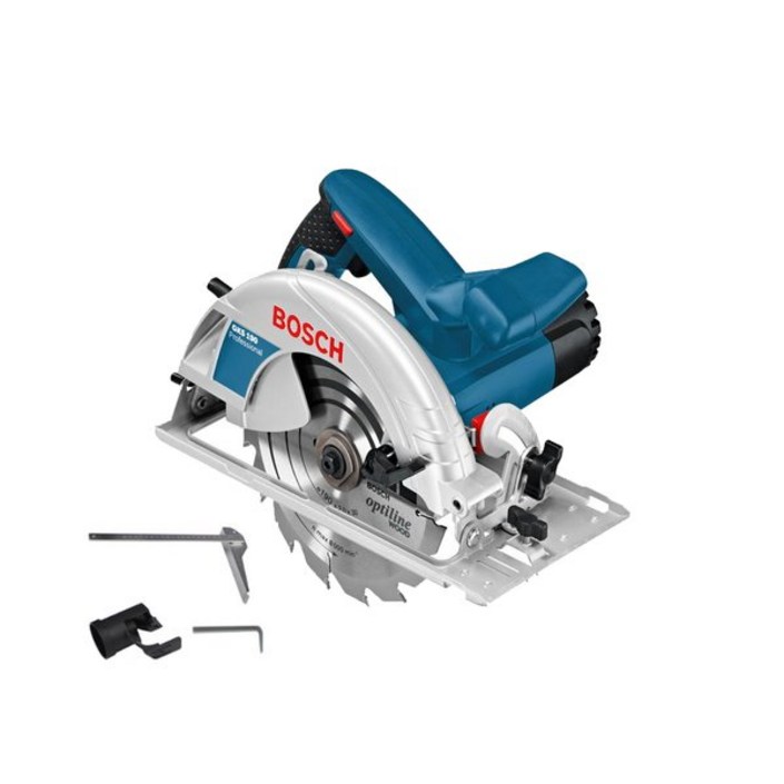 보쉬 GKS190 원형톱 7인치 목재절단 톱날포함 1400W192844, 1개