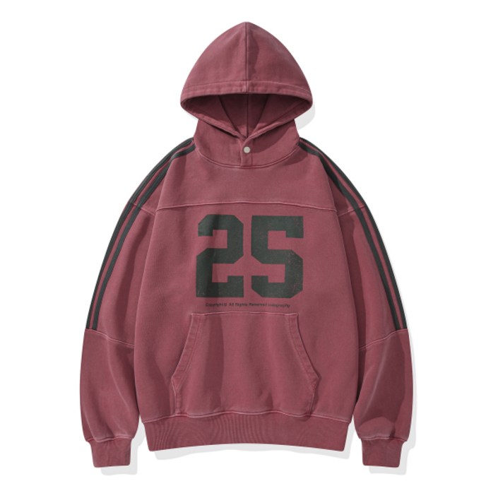 CGP 25 절개 트랙 후드티버건디 CBDWUTH020BG 364174