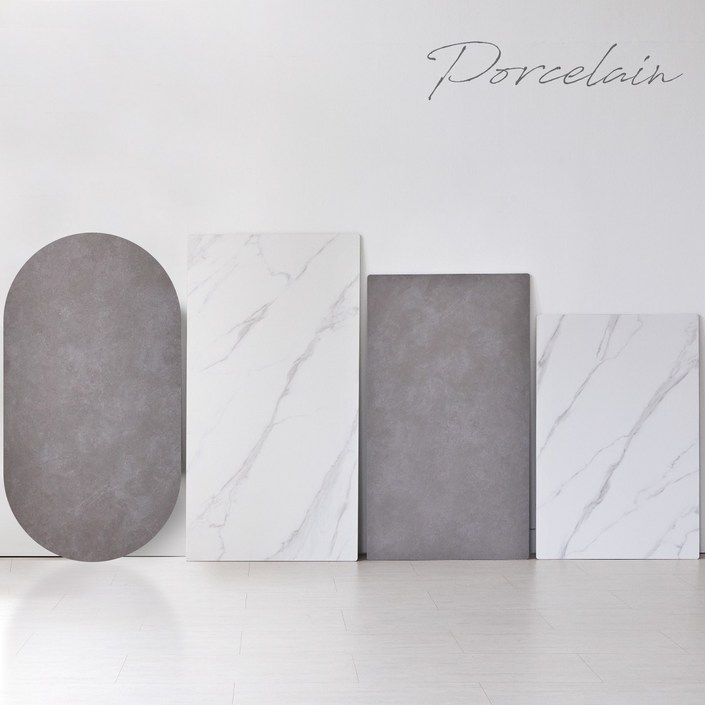 리비니아 포세린 12T 무광 2인 4인 6인 800 1200 1400 1600 1800 포세린 세라믹 상판/2colors, 마블그레이, 2인용