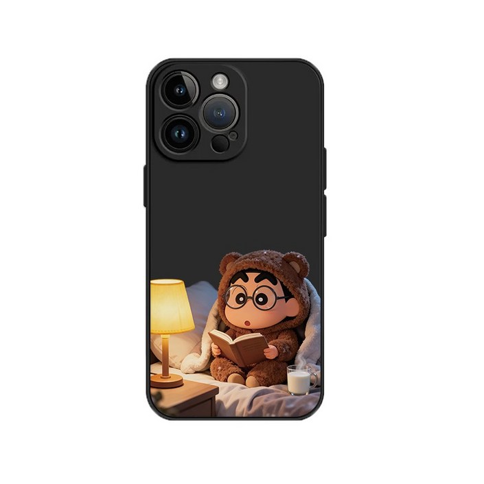 겨울 곰돌이 잠옷 짱구 아이폰 갤럭시 케이스