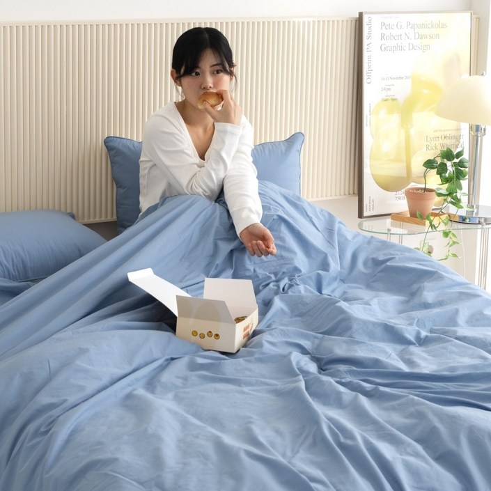 멜루나 100수 순면 모달 100 호텔 차렵이불 세트