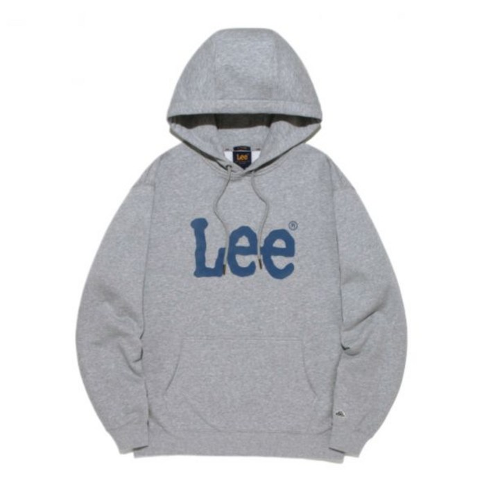 [국내매장판] 리 LEE 빅 트위치 로고 후드 티셔츠 그레이 LE2501HD01GR 135084