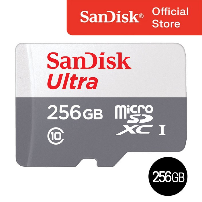 샌디스크코리아  공식인증정품  마이크로 SD카드 SDXC ULTRA 울트라 QUNR 256GB