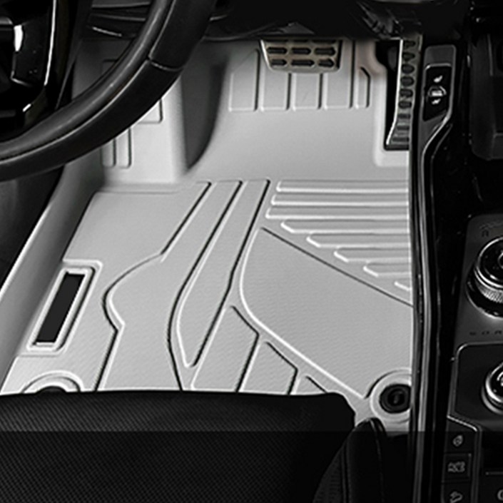 TPE카매트 자동차 카매트 5D 풀커버, 브라운, 한대분운전석조수석뒷좌석