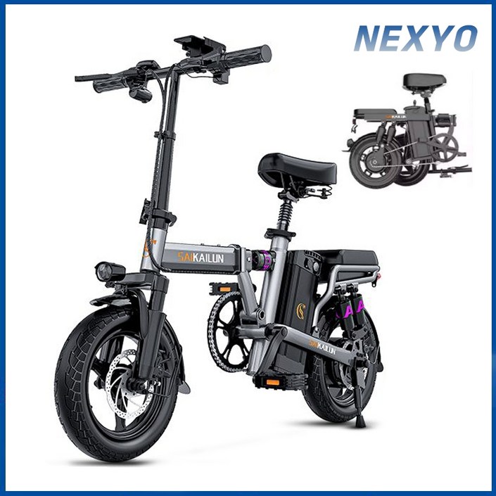 넥시오 접이식 전기자전거 자토바이 전동 자전거 바이크, 프리미엄20A 60km