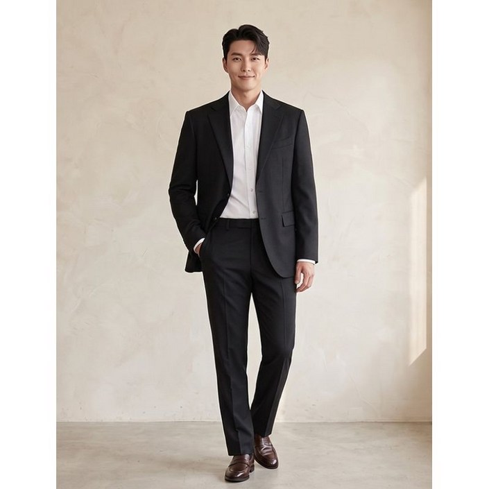 BY파크랜드 네이비 모100 수트-A3SN2212014A A3PS2211983A