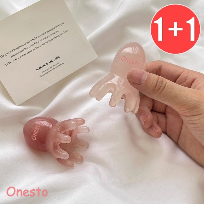 원스토 문어 마사지기 두피 괄사 천연소재 11