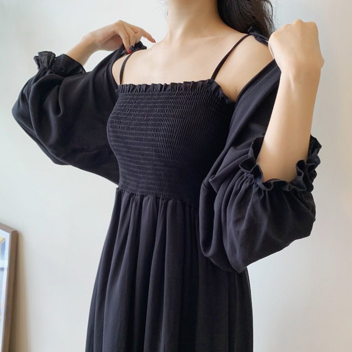 SET 데이지클로젯 아카시아 스모크 나시원피스 여성 여자 민소매 뷔스티에 스커트 크롭 볼레로 가디건 세트 봄 가을 여름 간절기 사계절 셋업 청순 러블리 휴가철 바캉스룩 SET 데이지클로젯 아카시아 스모크 나시원피스 여성 여자 민소매 뷔스티에 스커트 크롭 볼레로 가디건 세트 봄 가을 여름 간절기 사계절 셋업 청순 러블리 휴가철 바캉스룩