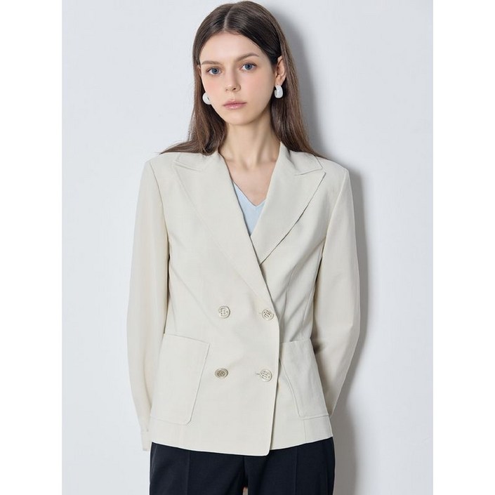 쉬즈미스 고퀄리티 브리즈 클래식 더블 재킷 택가격 338000원