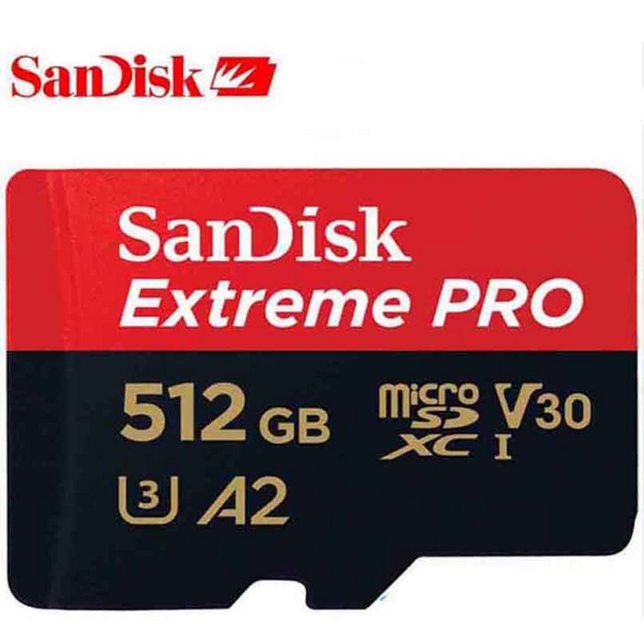 Extreme PRO A2 V30 512GB 512G Micro Card SDXC Memory Card Flash Memory Microsd TF Mini Card