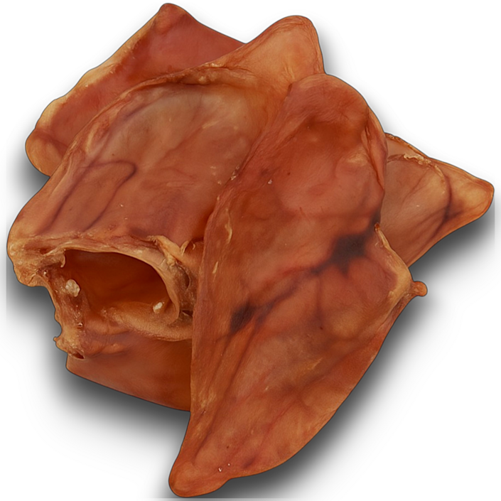 강아지 수제간식 국내산 돼지통귀 대용량 무방부제 치석제거 개껌 간식마트, 1세트, 돼지귀