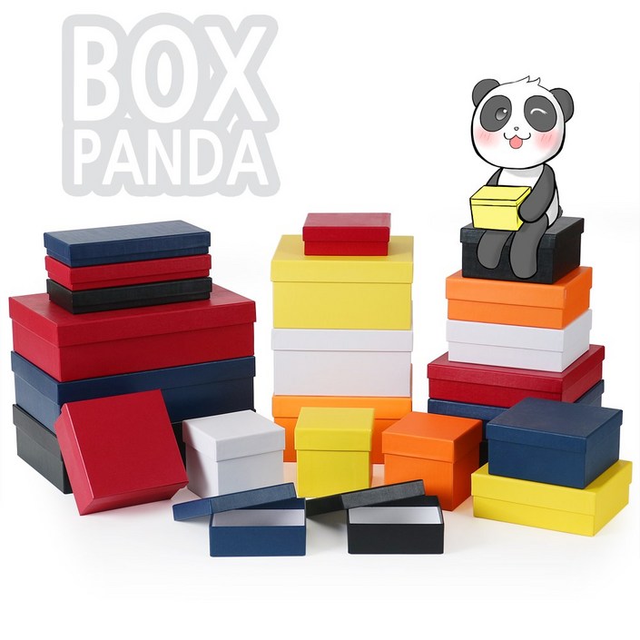 고려포장 박스판다 고급 선물 포장 싸바리 작은 디저트 초콜릿 발렌타인 크리스마스 상자 쿠키박스 화과자케이스, 1개