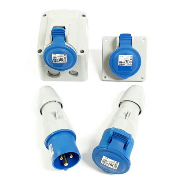르그랑 산업용 소켓 플러그 230V 16A 3P IP44 555124 555184 555104 555154